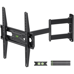 USX MOUNT Full Motion Tv Wall Mount for 26-55 Inch Tvs Up to 80Lbs, Led Lcd Oled Corner Wall Mount Tv Bracket \w Articulating Arm Swivel Extension