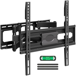 MOUNTUP Tv Wall Mount for 26-65 Inch Flat Curved Led Lcd Screen Tvs Full Motion, Tilt Swivel Extension Tv Bracket \w Dual Articulating Arms, Max