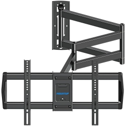 MOUNTUP 37.9" Long Arm Tv Wall Mount for Most 42-75 Inch Tvs, Full Motion Corner Tv Bracket \w Extension & Tilt & Swivel Articulating Arm, Max Vesa