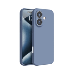 PANDACO Soft Shell Matte Lavender Case for Iphone 17 In Grey