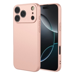 PANDACO Soft Shell Matte Case for Iphone 17 Pro In Pink