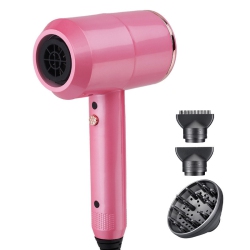 THE WAY Hair Salon Special Hair Dryer T-Shaped Hotel Hair Dryer 1800W High Power Hair Dryer Household Hair Dryer-9808 In Pink