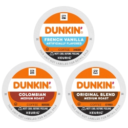 DUNKIN DONUTS Dunkin' Best Sellers Coffee Variety Pack, 60 Keurig K-Cup Pods