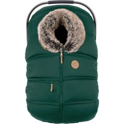 PETIT COULOU Winter Cover for Infant Car Seats - Emerald