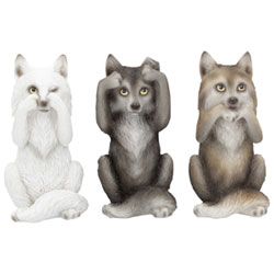 Figurine Loups De La Sagesse De Nemesis Now