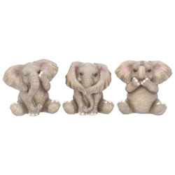 Figurine De Trois Éléphanteaux De Nemesis Now