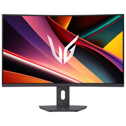 LG 32" WQHD 180Hz 1ms GTG Curved VA LED FreeSync Gaming Monitor (32G600A-B) - Black
