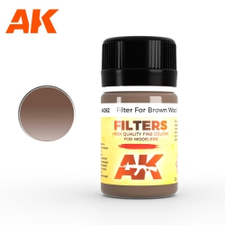 AK INTERACTIVE Weathering Filter for Wood (Ak262) In Brown