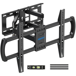MOUNTUP Full Motion Wall Mount for 42-82 Inch Curved Flat Tvs Swivel And Tilting Tv Bracket \w Articulating Arm, Up to 100Lbs Max Vesa 600X400Mm