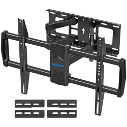 MOUNTUP Full Motion Tv Mount Swivel And Tilt for Most 42-82 Inch Flat Screen/curved Tv, Wall Mount Tv Bracket Max Vesa 600X400Mm, Holds Up to 100