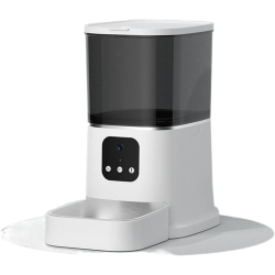 CHSSHA00 6L Automatic Pet Feeder \w Camera, Smart Voice Recorder, App-Controlled Timer, Cat And Dog Food Dispenser \w Wifi, Pet Bowl \w App Control