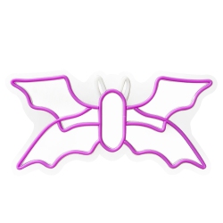 MYACUC Halloween Neon Lights, Led Bat Light Wall Decoration, Suitable for Indoor Walls, Windows, And Porches