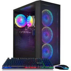 STGAUBRON Gaming PC Computer Desktop, Intel Core I7 8Th Gen Up to 4.1Ghz, Radeon Rx 580 8G, 16G Ddr4 Ram, 1T SSD, Win11H
