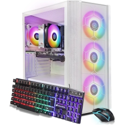 STGAUBRON Gaming PC Computer Desktop, Amd Ryzen 5 5500G Up to 4.2G, Geforce Rtx 2060 Super 8G, 16G Ddr4, 1T SSD, Win11H