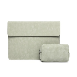 THE WAY Suitable for 2025 15.3-Inch Air M4【A3241】 Apple Laptop Bag Macbook Frosted Liner Waterproof Protective Case - Light In Gray