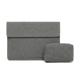 THE WAY Suitable for 2025 13.6-Inch Air M4【A3240】 Apple Laptop Bag Macbook Frosted Liner Waterproof Protective Case - Dark In Gray