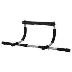SOOZIER Pull-Up Bar for Doorway, Home Fitness Door Horizontal Chin Up Bar for Indoor Gym Upper Body Workout In Grey