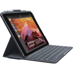LOGITECH Slim Folio Ipad Keyboard Case for Ipad 9.7" (5Th & 6Th Generation) - (920-009017) In Black