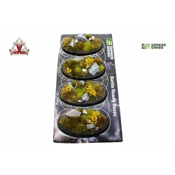 GAMERS GRASS Highland Bases Oval 60MM (X4)