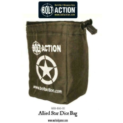 WARLORD GAMES Bolt Action Allied Star Dice Bag