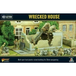 WARLORD GAMES Bolt Action Wrecked House Terrain New - Wg-Ter-46
