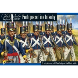 WARLORD GAMES Powder Napoleonic Wars 1789-1815 Napoleonic Portuguese Line Infantry New In Black