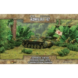 WARLORD GAMES Bolt Action: Konflikt '47 - Chi-Ha Medium Tank With Compression Turret New