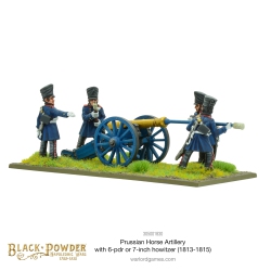 WARLORD GAMES Powder Napoleonic Prussian Horse Artillery With 6-Pdr (1813-1815) In Black