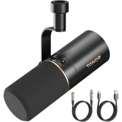 GENERIC Dynamic Microphone, Tonor USB/xlr PC Micophone for Podcast, Recording, Live Streaming & Gaming, Xlr Cardioid Studio Mic for Music &