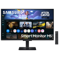 Samsung 27" FHD 60Hz 5ms GTG IPS LED Gaming Monitor (LS27FM500ENXZA) - Black
