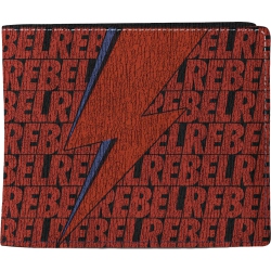 ROCKSAX David Bowie - - Bowie - Rebel Rebel - Wallet With Coin Pocket (Black) [Special Products] In Multicolor