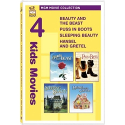 MGM CANADA Four Kids Movies: Beauty And The Beast, Puss In Boots, Sleeping Beauty, Hansel And Gretel