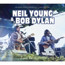 BLUE LINE Neil Young & Bob Dylan - Live On Air 1988 - [CD]