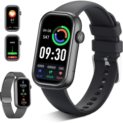 LIGE Fitness Tracker- Smart Watch for Women \w 1.47" HD, Ip68 Waterproof, 7+ Days Battery, 24+ Exercises Activity Tracker Fitness Watches, Fitness