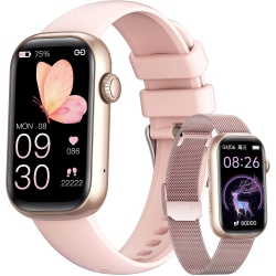 LIGE Fitness Tracker- Smart Watch for Women \w 1.47" HD, Ip68 Waterproof, 7+ Days Battery, 24+ Exercises Activity Tracker Fitness Watches, Fitness