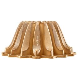 NUTRICHEF , Bundt Cake Pan, Cake Pan, Spring Water Fluted Bundt Pan, Nonstick Bakeware, Extra Thick Aluminum Easy Release, Uniform Baking And