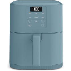 BELLA 6Qt Slim Air Fryer, Fits-Anywhere Kitchenware, Evergood Ceramic Nonstick Coating, Adjustable Temperature, 6 Preset Cooking Options, 60 Min Auto