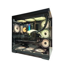 TECHBYTES Atlas | Custom Gaming PC | Amd 9070Xt | Ryzen 7 7800X3D 4.2 Ghz (5 Ghz Turbo) | Ddr5 32GB Ram 5600 Mhz | 1 Tb Nvme SSD | Wi-Fi | Windows