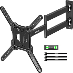 MONTEK Long Arm Tv Wall Mount for Most 23-65 Inch Tvs, 29 Inch Long Extension Tv Mount Swivel And Tilt, Full Motion Wall Mount Tv Bracket Fit Max