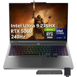 LENOVO Legion 5 16" Gaming Laptop, Intel Ultra 9 275Hx, Nvidia Geforce Rtx 5060 8GB Gddr7, 1Tb SSD, 32GB Ddr5, 24-Zone RGB Backlit Keyboard, Win 11