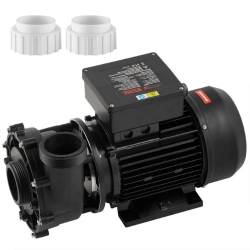 VEVOR 48Ht1501-Ii 2-Speed Spa Pump, 48-Frame, Ac 110-120V, 1.5HP/150Gpm High Speed Or 0.46HP/70Gpm Low Speed, 2" Port, Ul Tested, Black