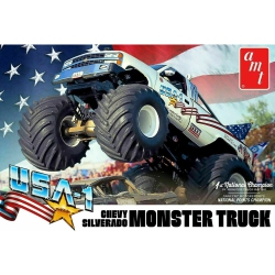 PM HANSEN Amt1252 Usa-1 Chevy Silverado Monster Truck (1/25)