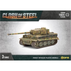 BATTLEFRONT Clash Of Steel Tiger I Tank Platoon (X3 Plastic)