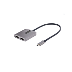 STARTECH Refurbished (Good) USB-C to Dual Displayport 1.4 Adapter (Mst14CD122Dp) - Space In Grey