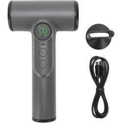 MYACUC Cordless Hair Dryer 15600Mah USB C Rechargeable, 5 Speed Abs for Travel Dorm Camping, Portable Blow Dryer With Nozzle