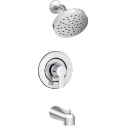 MOEN Rinza Chrome Bathtub And Shower Faucet With Valve