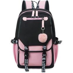 OECECA Kids Backpacks for Teen Girls \w USB Port, Cute Backpack Can Hold 15.6In Notebook, Tablets.girls Backpack Can Be Used As Gift for Students Or