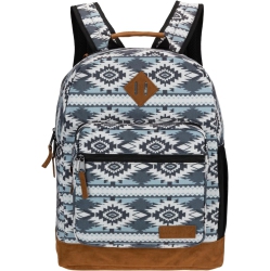 OECECA Yellowstone Sturdy Backpack for Travel Water Resistant Casual Daypack for Laptop Notebook, Grey, Classic