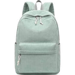 OECECA School Backpack Teen Girls Lightweight Bookbags Elementary Middle School College Back Pack Women Laptop Casual Daypacks, Light Green, School