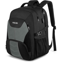 OECECA Extra Large Travel Laptop Backpack for Men 55L, Water Resistant 18.4 Inch Big Business Laptop Bags \w USB Charging Port, Tsa Friendly Anti Theft